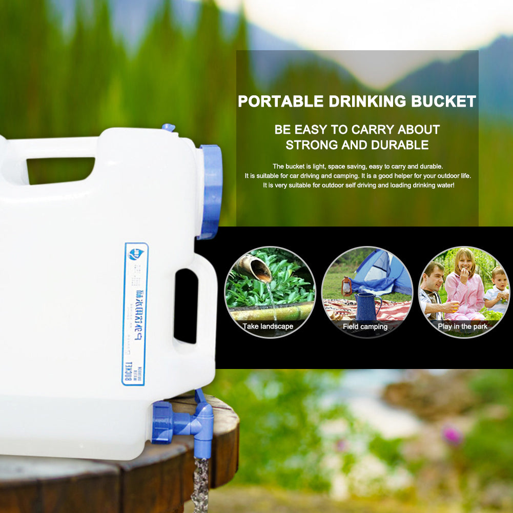 Außen PE Wasser Tank Mit Wasserhahn Für Wasser Und Trinken Eimer Kunststoff