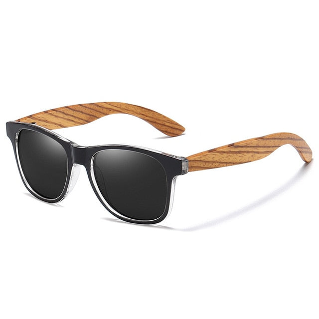 Stylische Holz Sonnenbrille