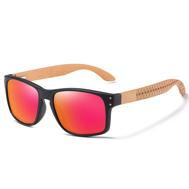 Stylische Holz Sonnenbrille