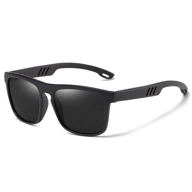 Stylische Holz Sonnenbrille