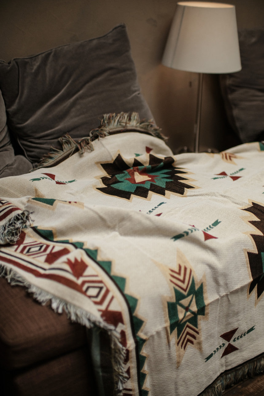 Picknick Freizeit Decke Stoff Boho Stil