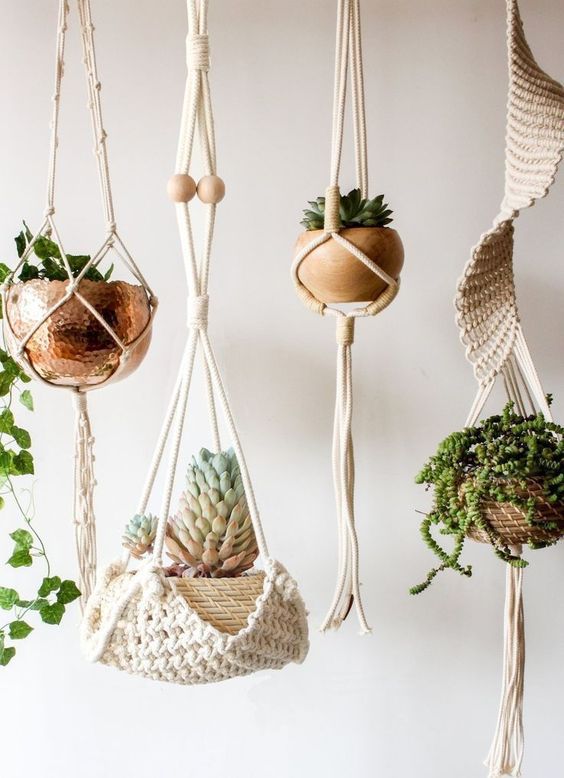 105cm Decorative Flower Pot Holder Boho Home Decorate