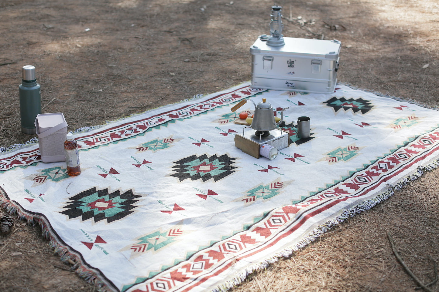 Picknick Freizeit Decke Stoff Boho Stil