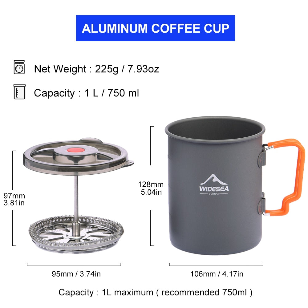 Kaffeekocher für Gasofen