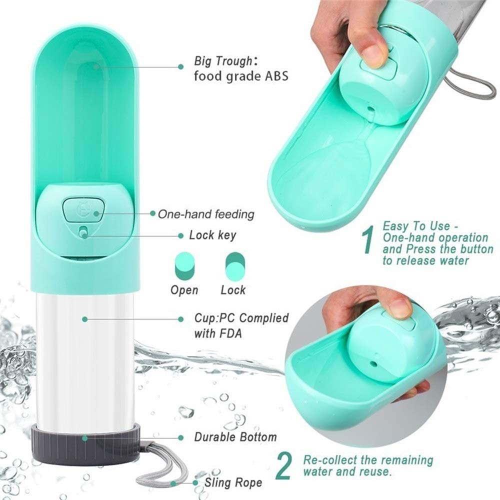 Praktische Portable Hunde Trinkflasche