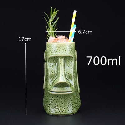 Ausgefaller 450ml Ceramic Krug
