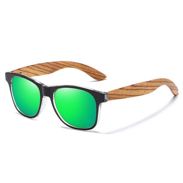 Stylische Holz Sonnenbrille