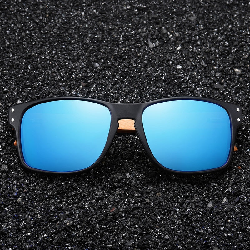 Stylische Holz Sonnenbrille