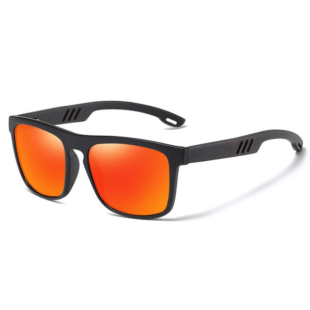 Stylische Holz Sonnenbrille