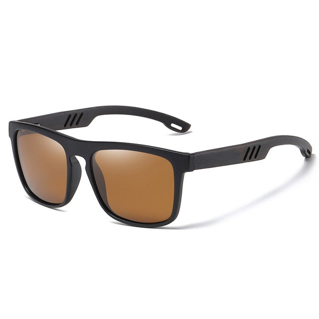 Stylische Holz Sonnenbrille