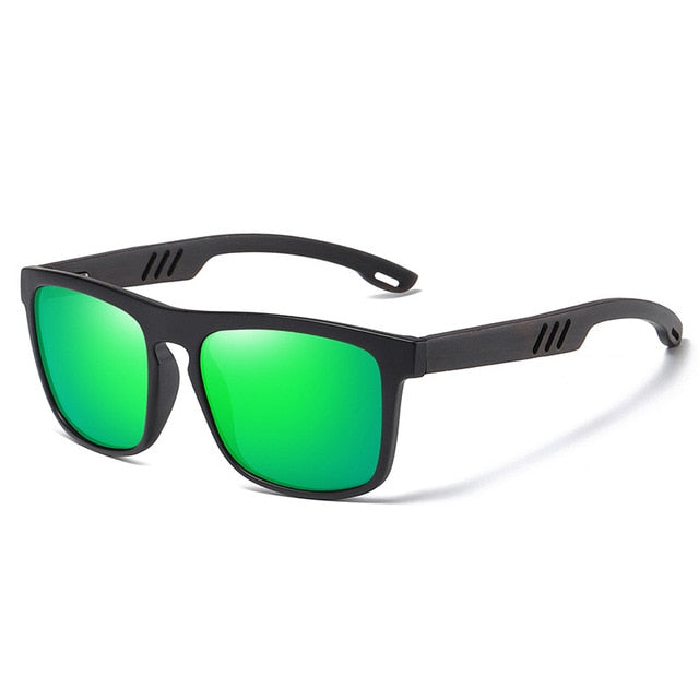 Stylische Holz Sonnenbrille
