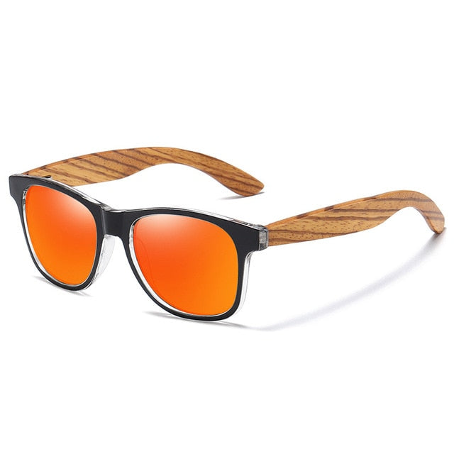 Stylische Holz Sonnenbrille