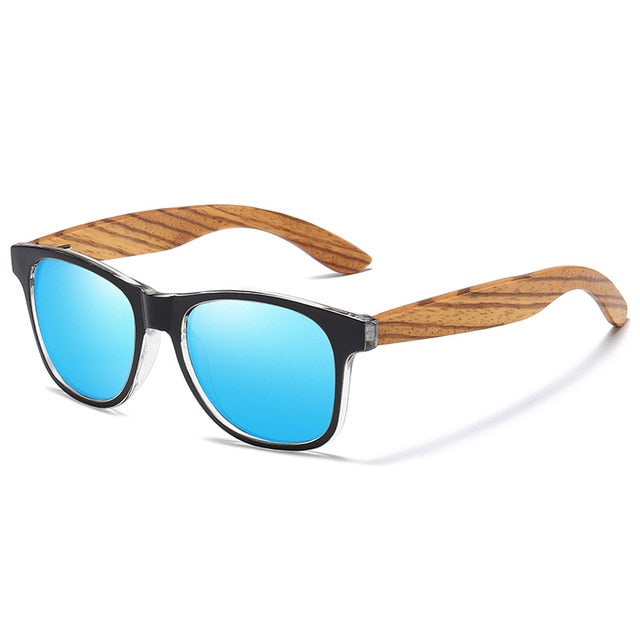 Stylische Holz Sonnenbrille